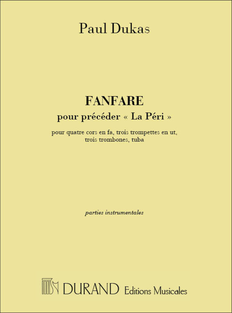 Fanfare Pour Preceder La Peri